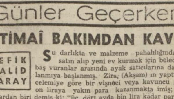 Refik Halit’in “İçtimai bakımdan kavun” başlıklı yazısı