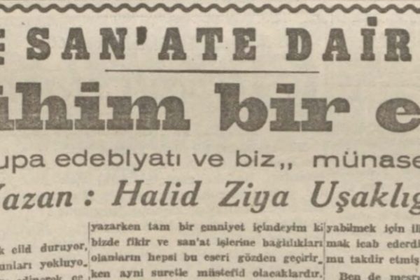 Halid Ziya’nın “Mühim bir eser” başlıklı yazı serisi