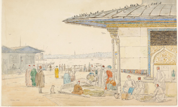 Renkli Üsküdar Eskizi, 1836