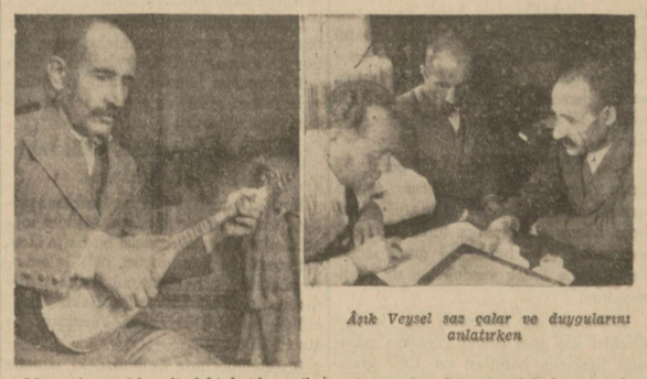 10 Haziran 1937: “Aşık âma Veysel en büyük emelini anlatıyor”