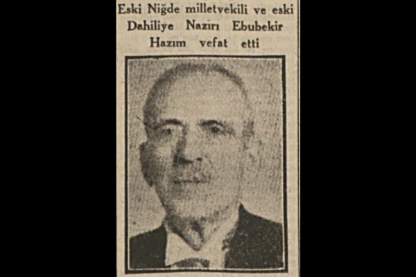 6 Haziran 1947: “Acı bir kayıb: Ebubekir Hâzım Tepeyran”