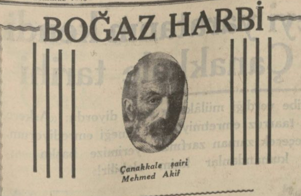 21 Temmuz 1936: Mehmed Akif Ersoy’un “Boğaz Harbi” adlı şiiri